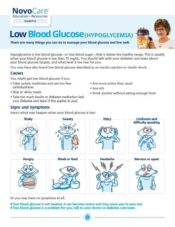 High Blood Sugar Fact Sheet Diabetes Education For Patients NovoMEDLINK 