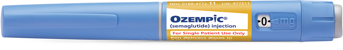 Yellow label Ozempic® 2mg (semaglutide) injection pen