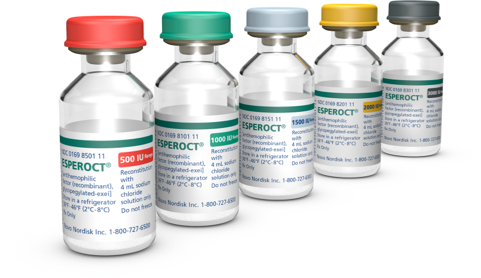 Esperoct® multiple vials